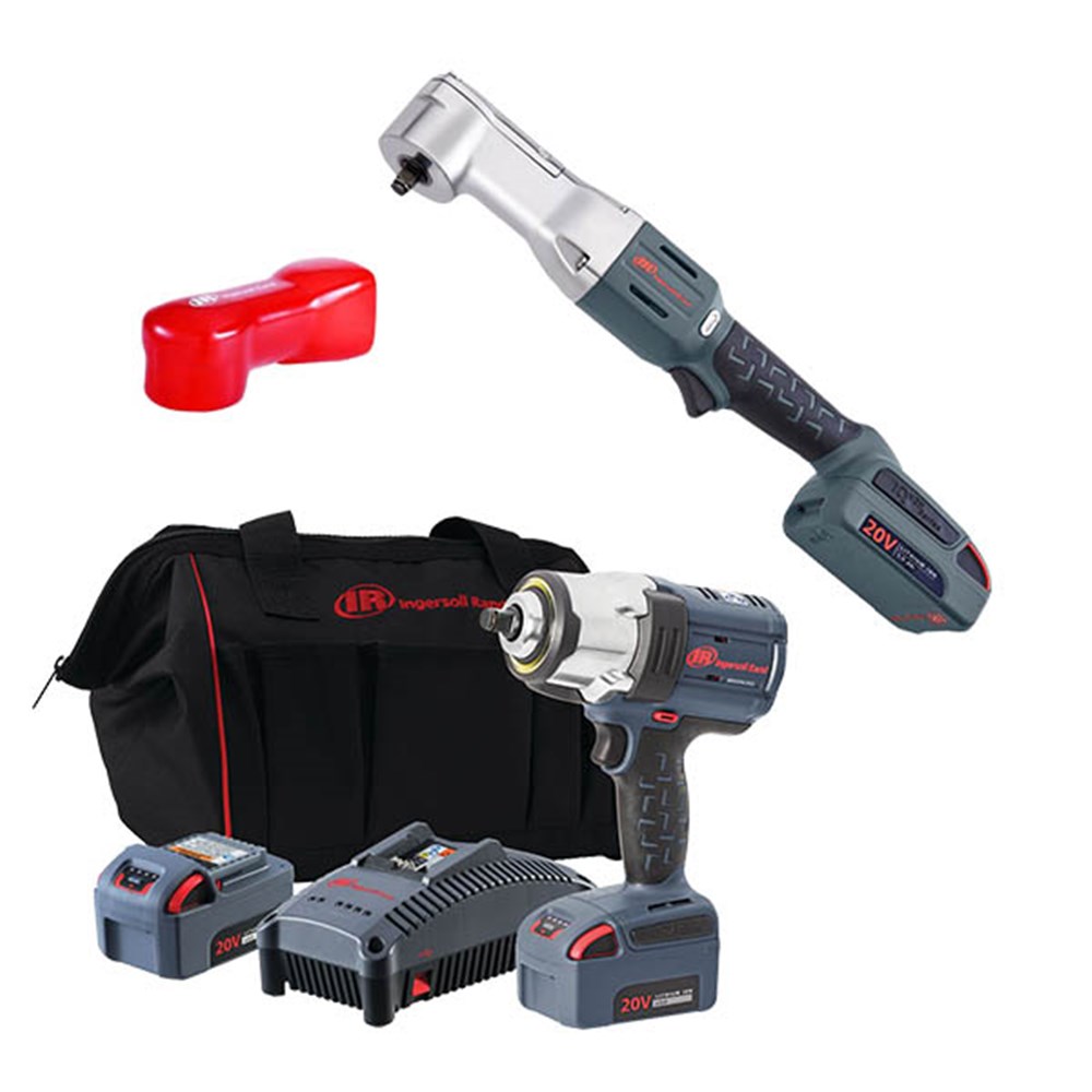 Ingersoll Rand Cordless Combo Tool Kit Impact Wrench Kit Right